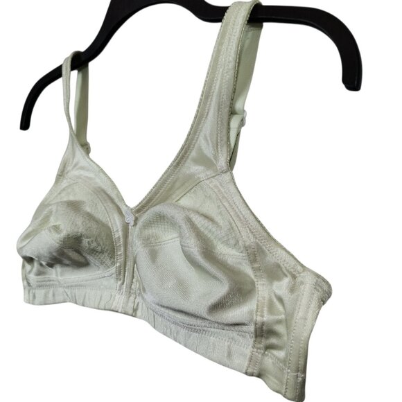 Vintage Underscore Bra 34B Full Coverage Light Green Wireless - Picture 2 of 5